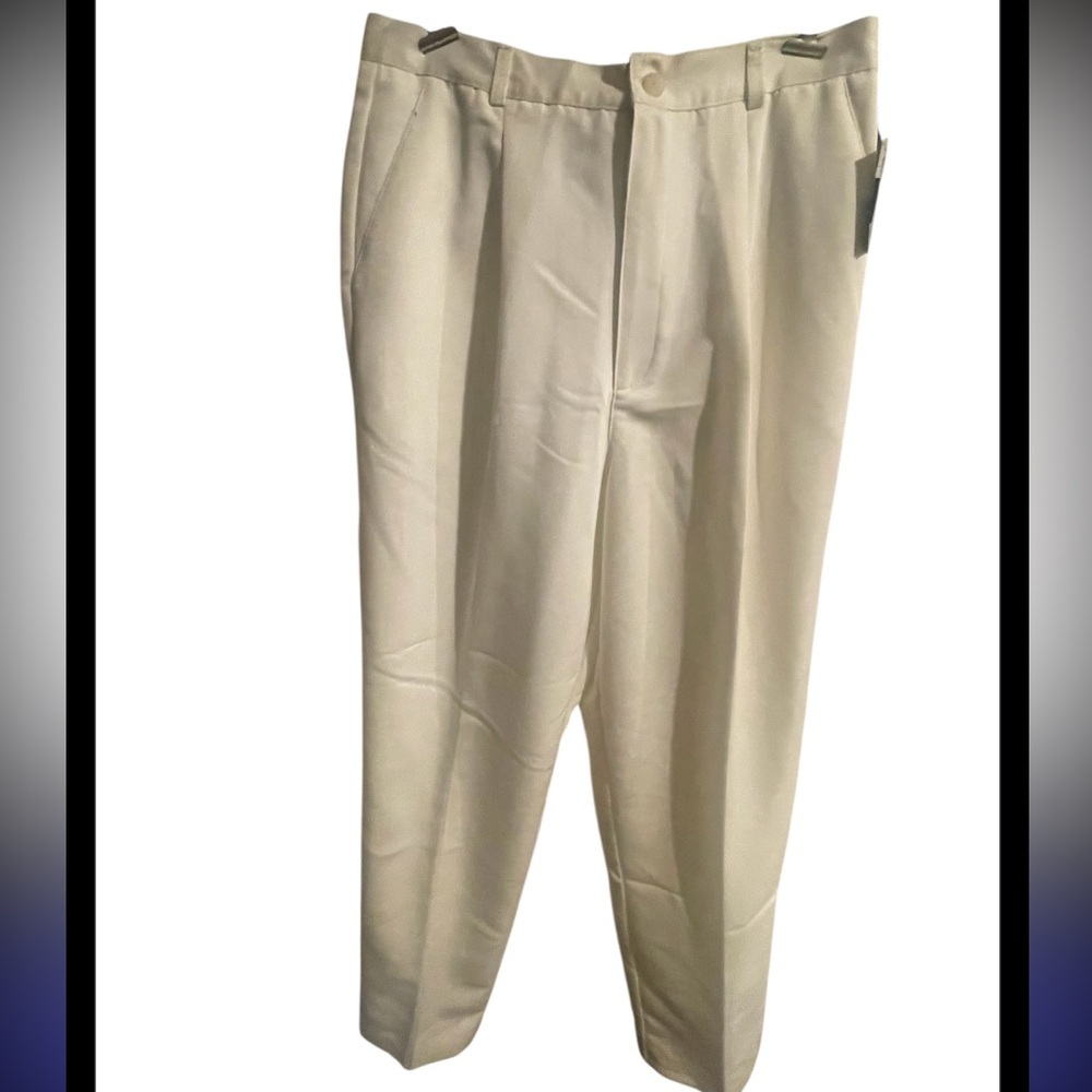 Liz Claiborne crazy‎ horse wide leg white pants size 12